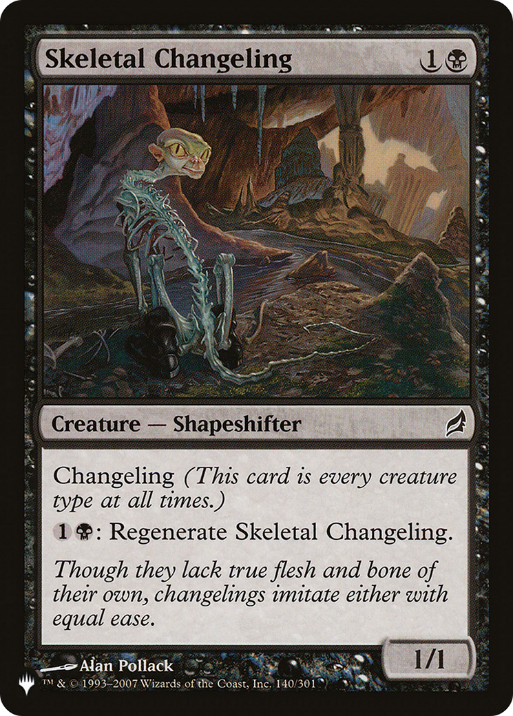 Skeletal Changeling [The List Reprints] | Exor Games Dartmouth