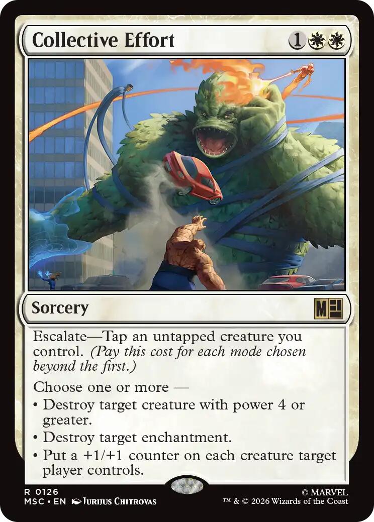Collective Effort [Marvel Super Heroes Commander] | Exor Games Dartmouth