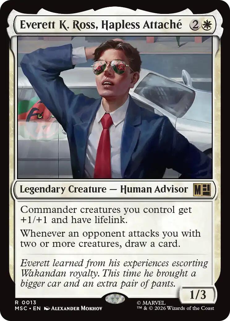 Everett K. Ross, Hapless Attache (Surge Foil) [Marvel Super Heroes Commander] | Exor Games Dartmouth