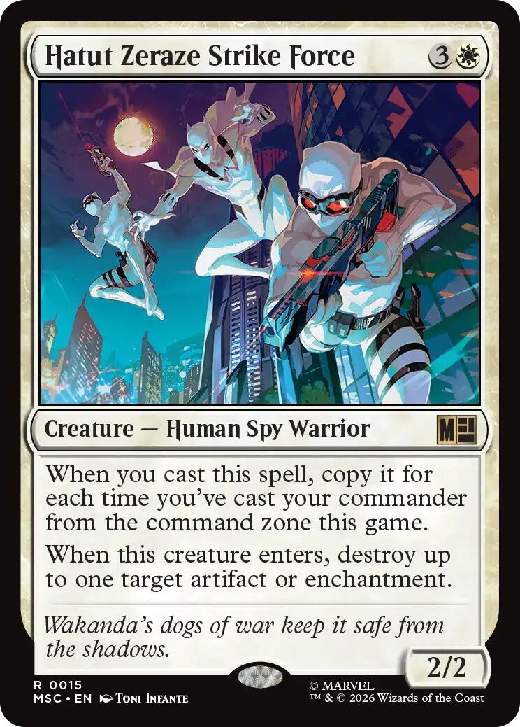 Hatut Zeraze Strike Force (Surge Foil) [Marvel Super Heroes Commander] | Exor Games Dartmouth