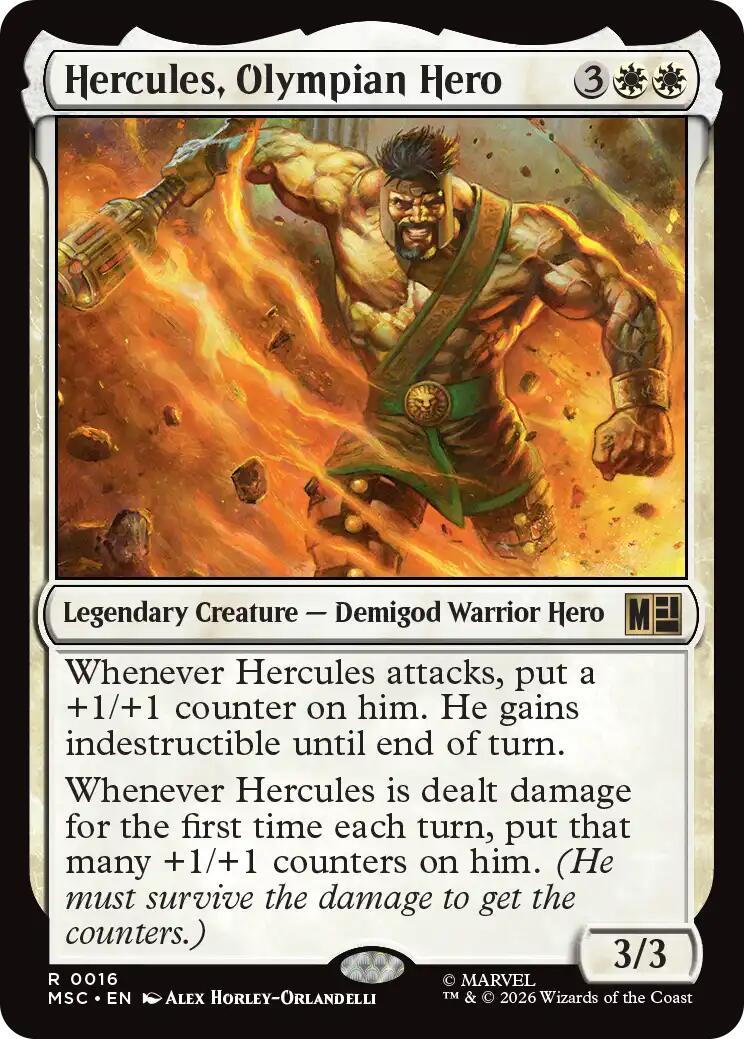 Hercules, Olympian Hero (Surge Foil) [Marvel Super Heroes Commander] | Exor Games Dartmouth