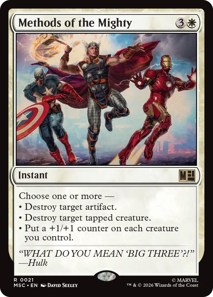 Methods of the Mighty (Surge Foil) [Marvel Super Heroes Commander] | Exor Games Dartmouth