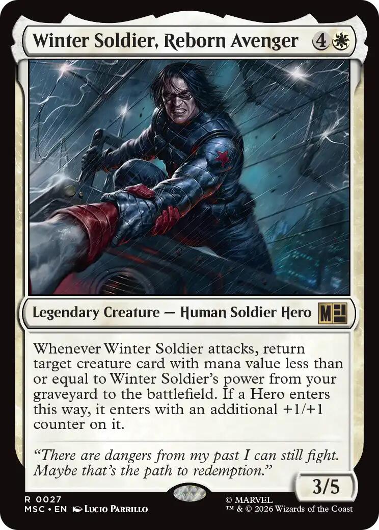Winter Soldier, Reborn Avenger (Surge Foil) [Marvel Super Heroes Commander] | Exor Games Dartmouth