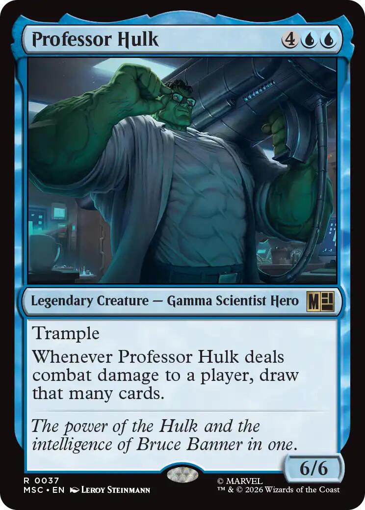 Professor Hulk (Surge Foil) [Marvel Super Heroes Commander] | Exor Games Dartmouth