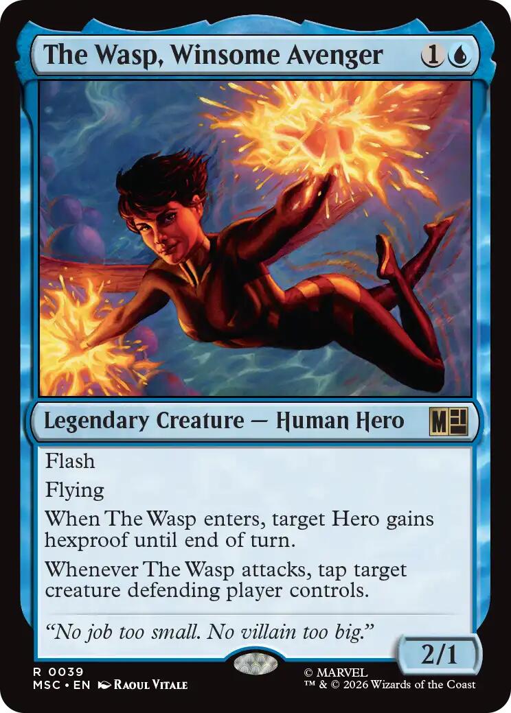 The Wasp, Winsome Avenger (Surge Foil) [Marvel Super Heroes Commander] | Exor Games Dartmouth