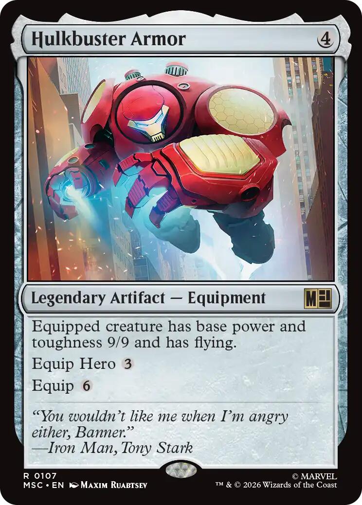 Hulkbuster Armor (Surge Foil) [Marvel Super Heroes Commander] | Exor Games Dartmouth