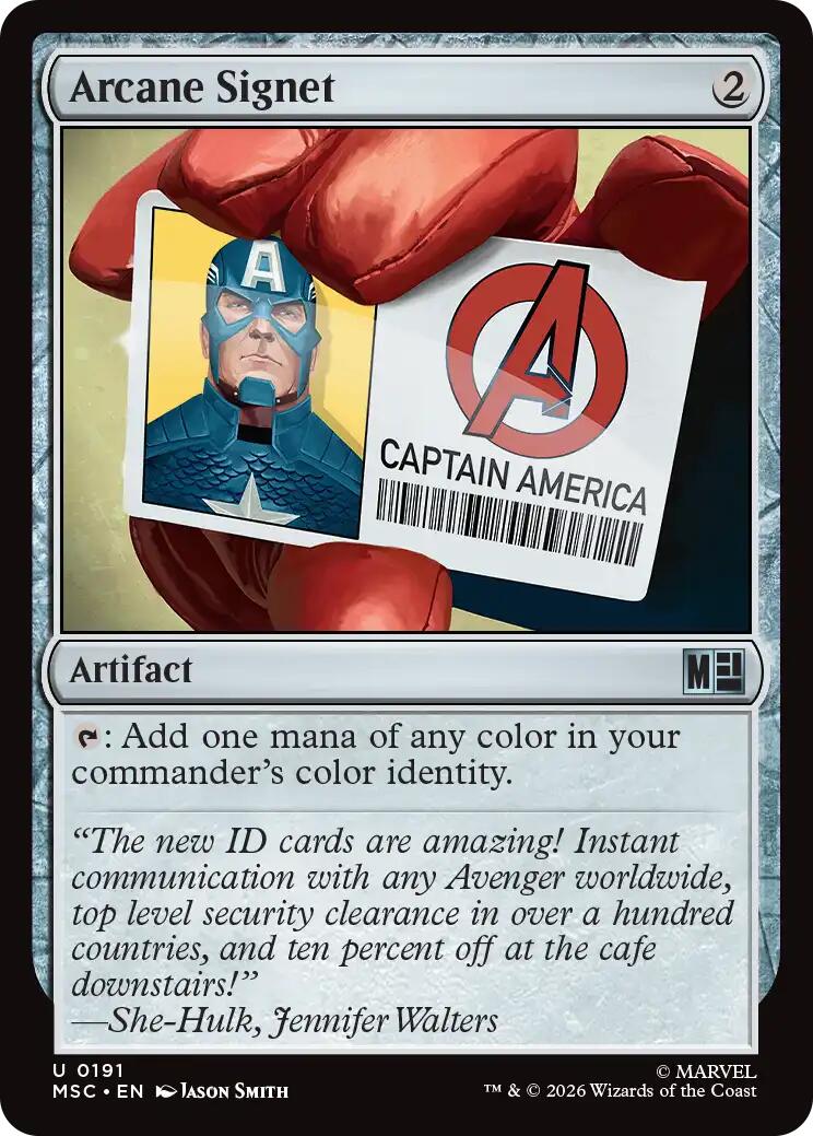 Arcane Signet (0191) (Surge Foil) [Marvel Super Heroes Commander] | Exor Games Dartmouth
