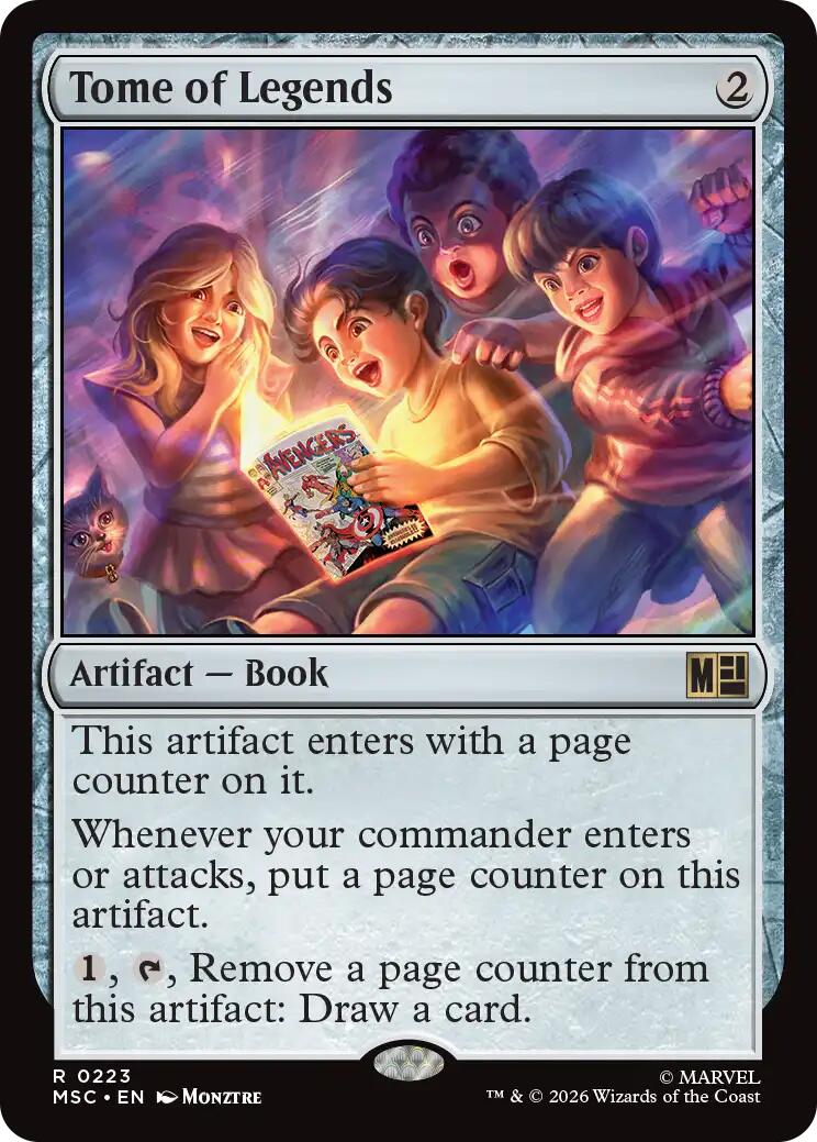 Tome of Legends (Surge Foil) [Marvel Super Heroes Commander] | Exor Games Dartmouth
