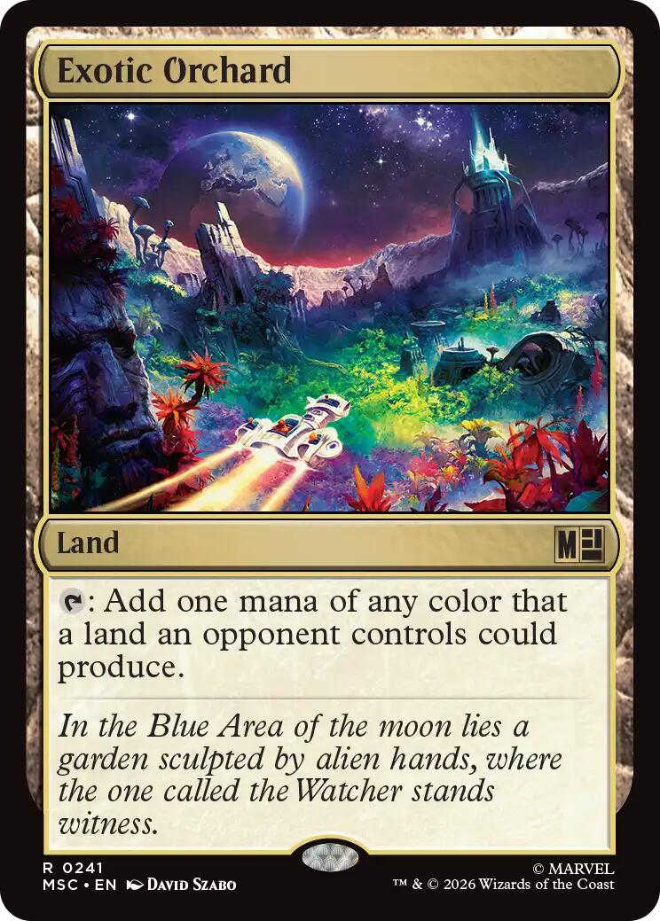 Exotic Orchard (Surge Foil) [Marvel Super Heroes Commander] | Exor Games Dartmouth