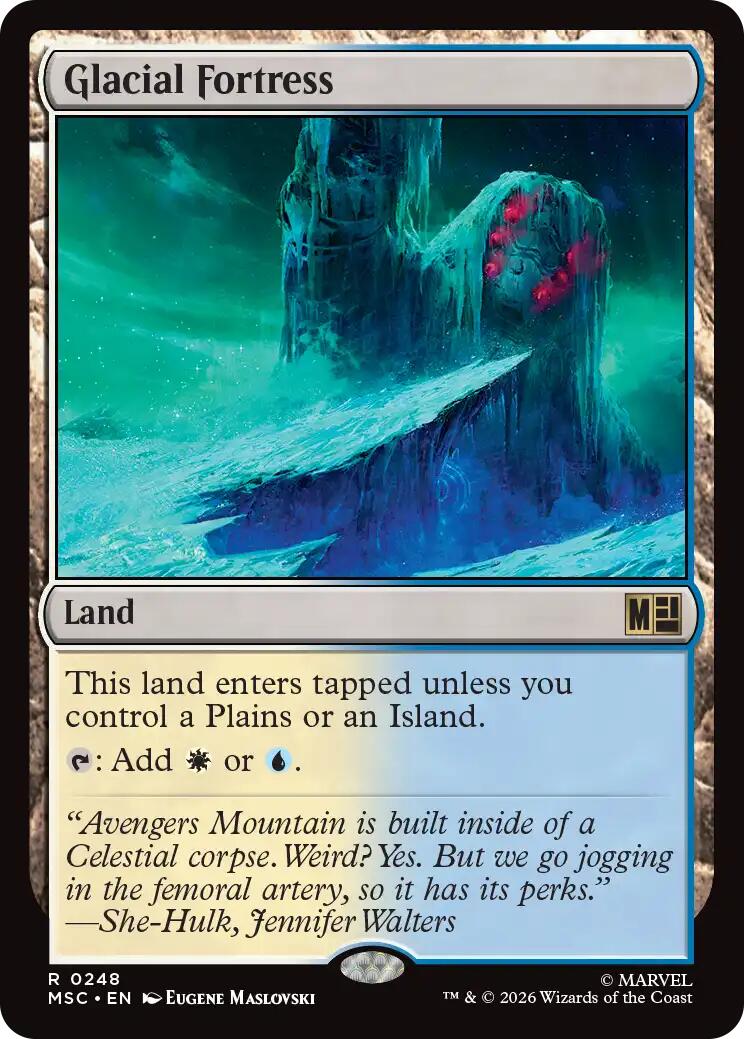 Glacial Fortress (Surge Foil) [Marvel Super Heroes Commander] | Exor Games Dartmouth