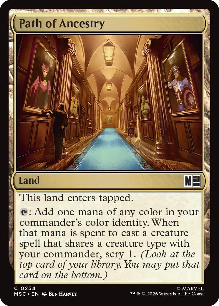 Path of Ancestry (Surge Foil) [Marvel Super Heroes Commander] | Exor Games Dartmouth