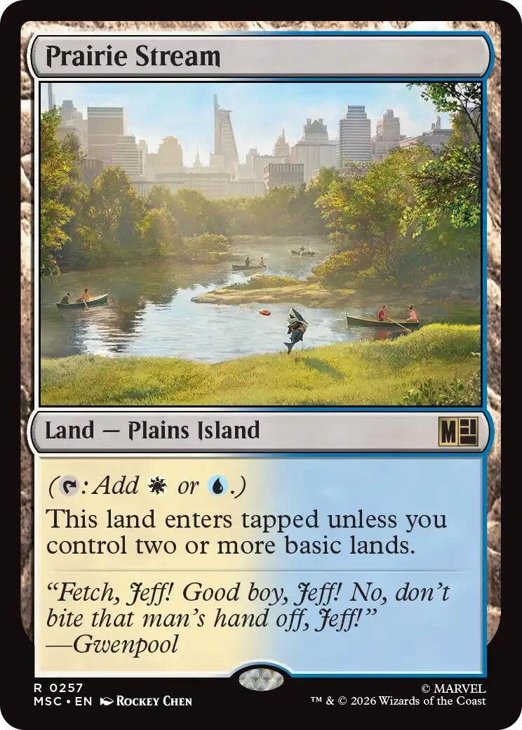 Prairie Stream (Surge Foil) [Marvel Super Heroes Commander] | Exor Games Dartmouth
