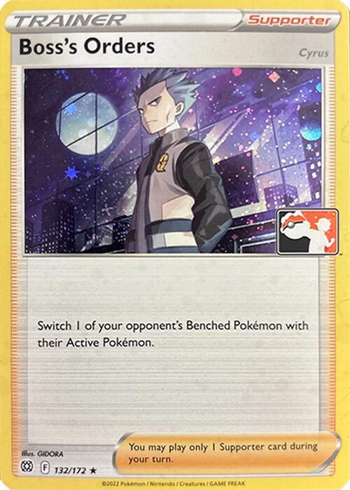 Boss's Orders [Cyrus] - 132/172 (Cosmos Holo) [Prize Pack Series Three] | Exor Games Dartmouth