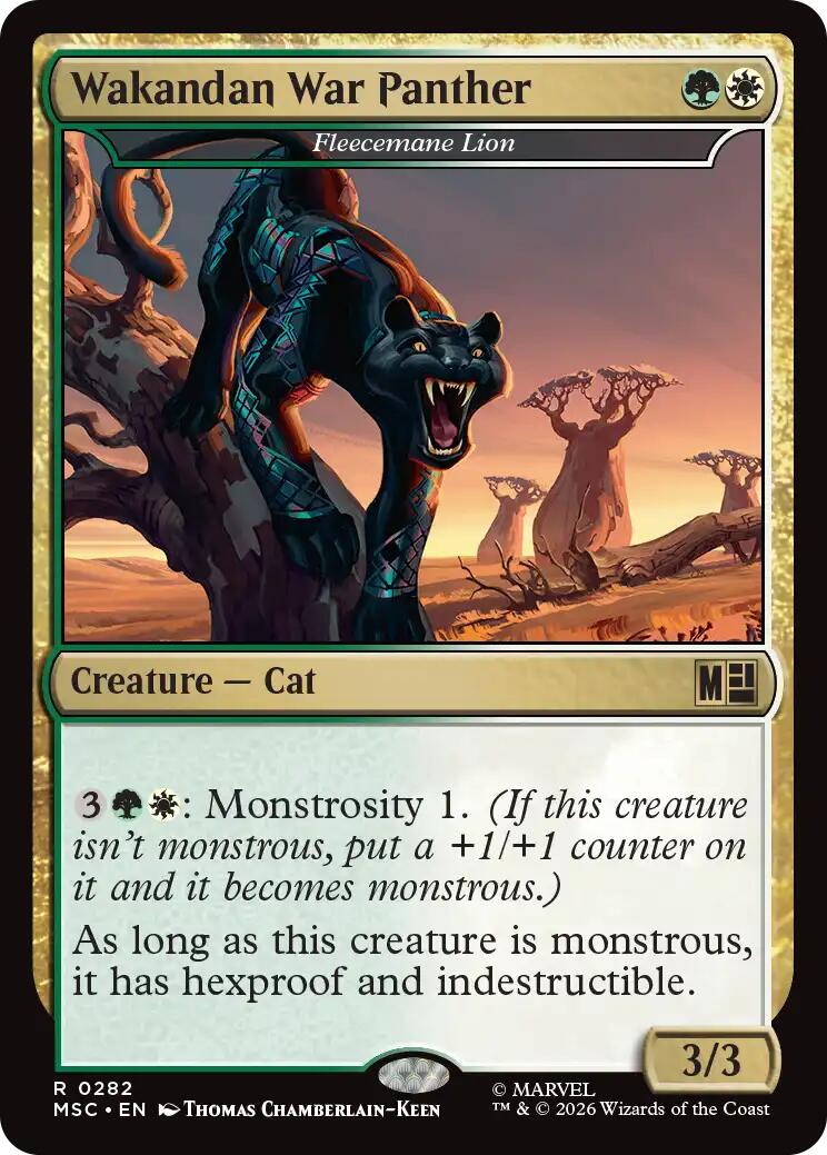 Wakandan War Panther - Fleecemane Lion [Marvel Super Heroes Commander] | Exor Games Dartmouth