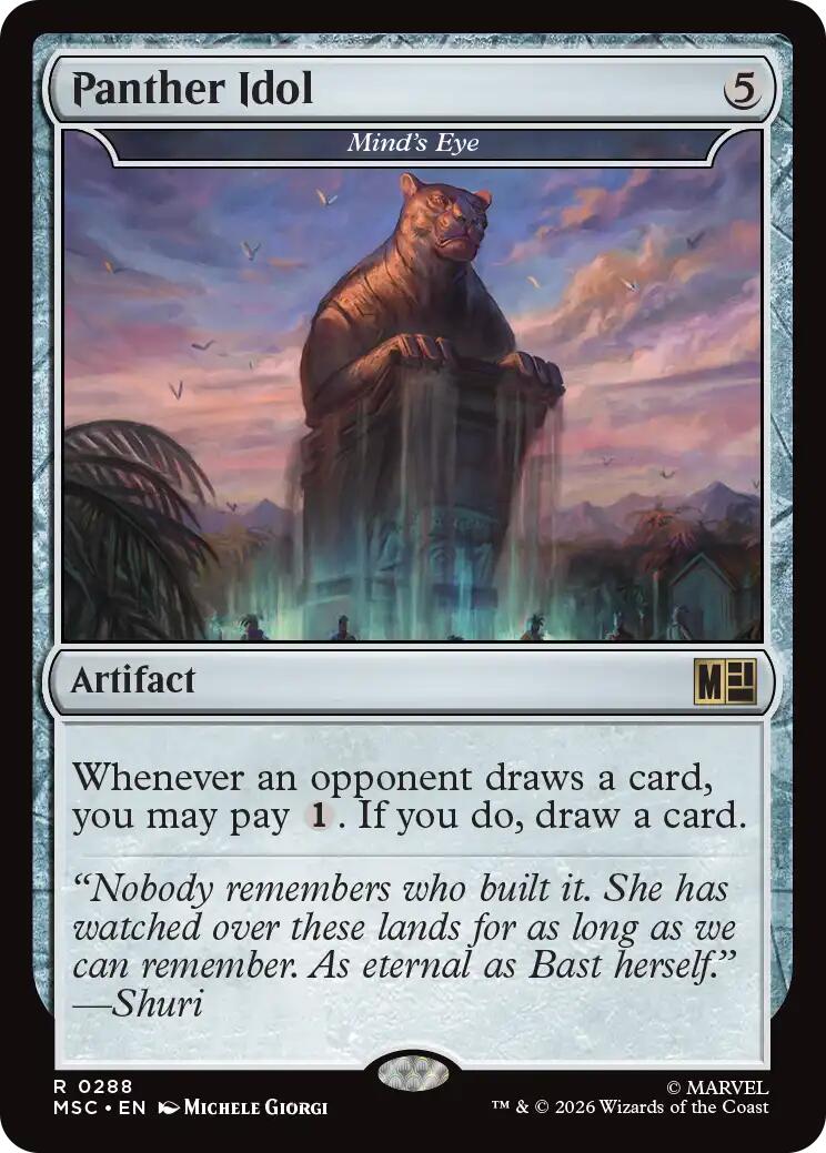 Panther Idol - Mind's Eye (Surge Foil) [Marvel Super Heroes Commander] | Exor Games Dartmouth