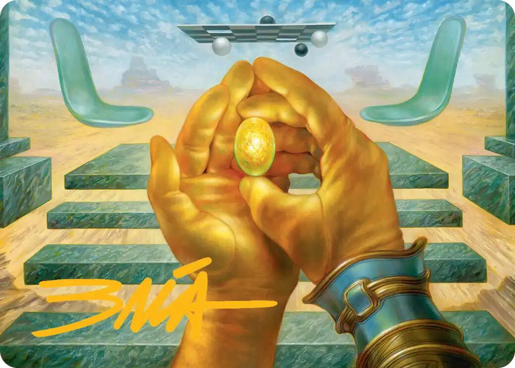 The Mind Stone Art Card (Gold-Stamped Signature) [Marvel Super Heroes Art Series] | Exor Games Dartmouth