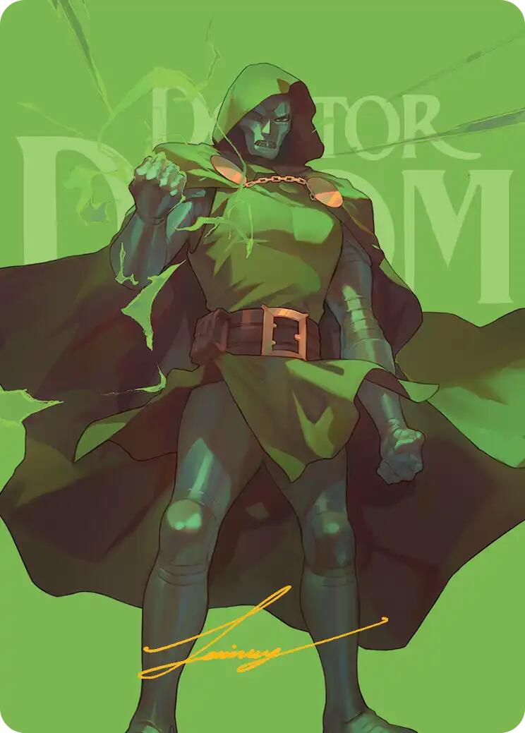 Doctor Doom Art Card (Gold-Stamped Signature) [Marvel Super Heroes Art Series] | Exor Games Dartmouth