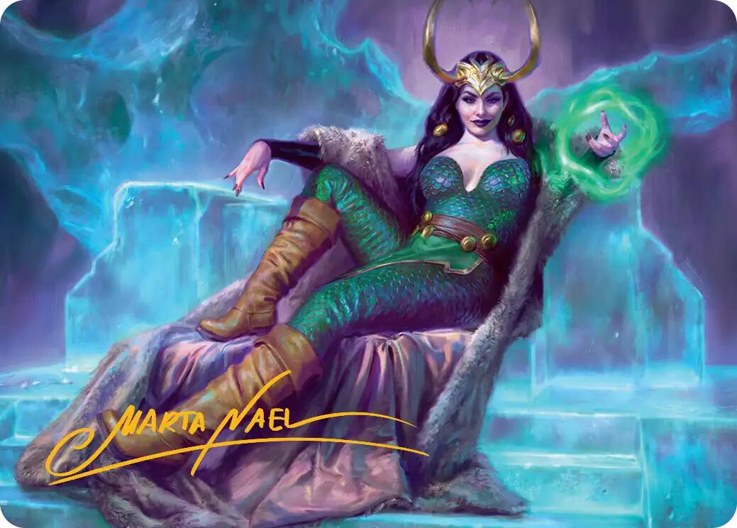 Lady Loki, Agent of Chaos Art Card (Gold-Stamped Signature) [Marvel Super Heroes Art Series] | Exor Games Dartmouth
