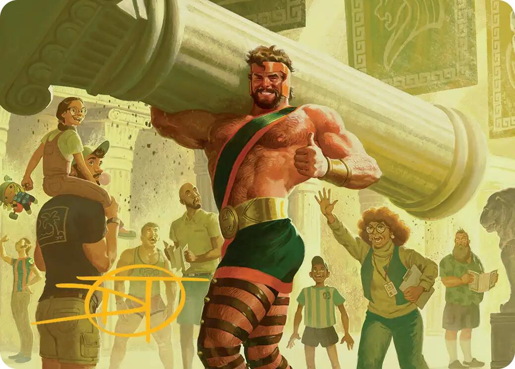 Hercules, Prince of Power Art Card (Gold-Stamped Signature) [Marvel Super Heroes Art Series] | Exor Games Dartmouth