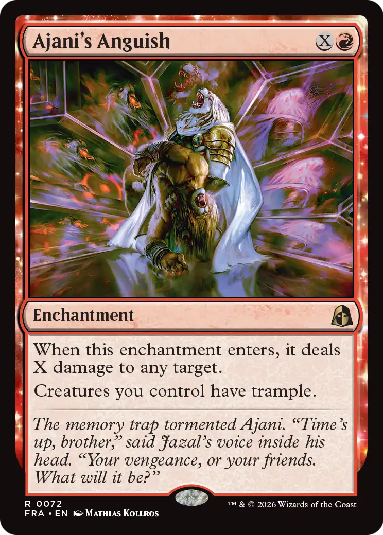 Ajani's Anguish [Reality Fracture] | Exor Games Dartmouth