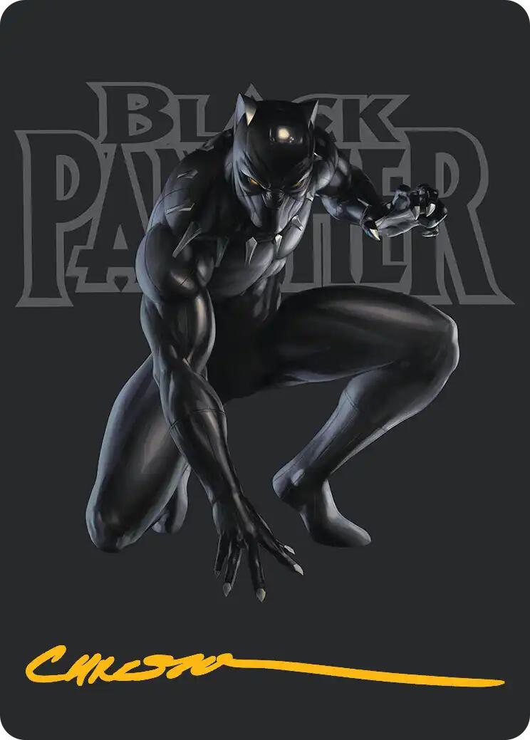 Black Panther, Hope Enduring Art Card (Gold-Stamped Signature) [Marvel Super Heroes Art Series] | Exor Games Dartmouth