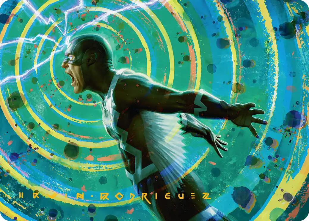 Black Bolt, Inhuman King Art Card (Gold-Stamped Signature) [Marvel Super Heroes Art Series] | Exor Games Dartmouth