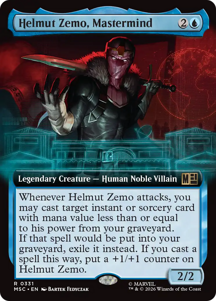 Helmut Zemo, Mastermind (Extended Art) [Marvel Super Heroes Commander] | Exor Games Dartmouth
