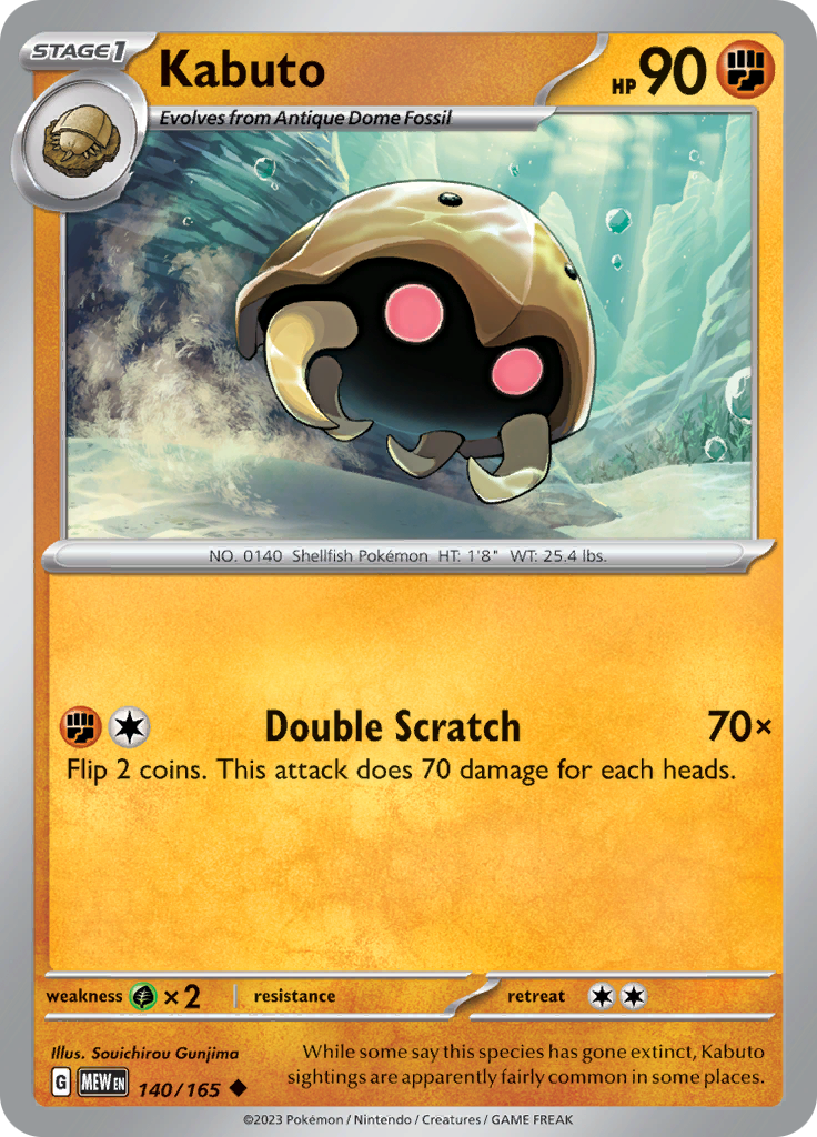 Kabuto (140/165) [Scarlet & Violet 151] | Exor Games Dartmouth