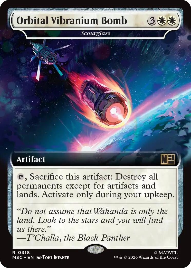 Orbital Vibranium Bomb - Scourglass (Extended Art) [Marvel Super Heroes Commander] | Exor Games Dartmouth
