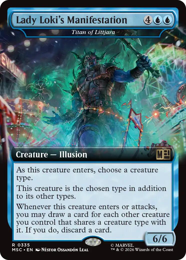 Lady Loki's Manifestation - Titan of Littjara (Extended Art) [Marvel Super Heroes Commander] | Exor Games Dartmouth