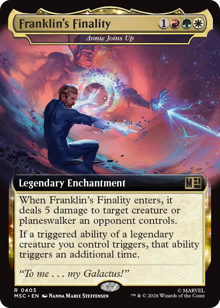 Franklin's Finality - Annie Joins Up (Extended Art) [Marvel Super Heroes Commander] | Exor Games Dartmouth