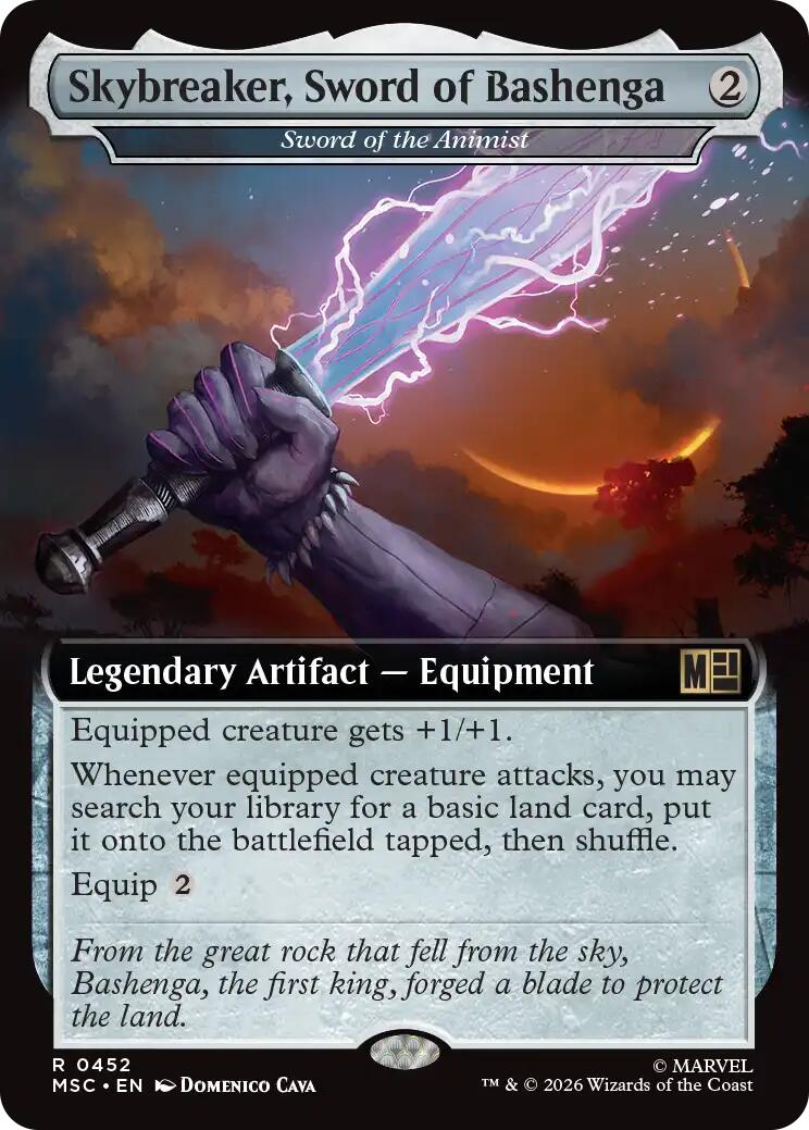 Skybreaker, Sword of Bashenga - Sword of the Animist (Extended Art) [Marvel Super Heroes Commander] | Exor Games Dartmouth