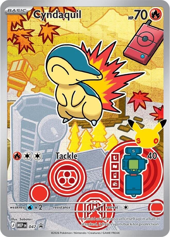Cyndaquil (047) [Mega Evolution Promo] | Exor Games Dartmouth