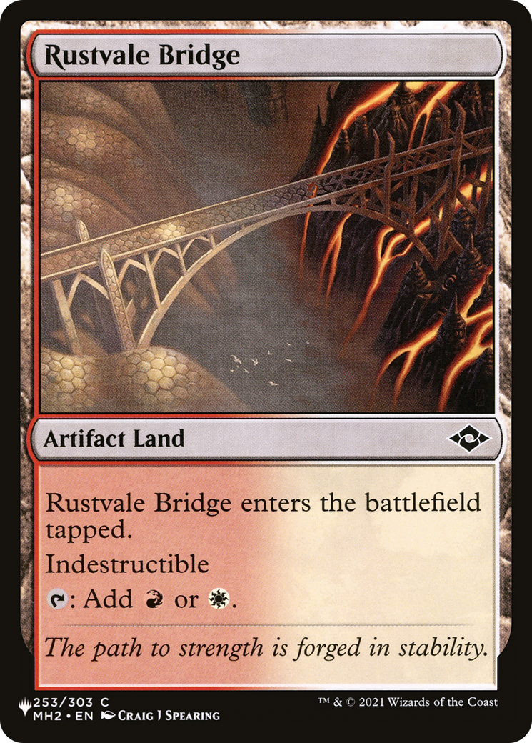 Rustvale Bridge [The List Reprints] | Exor Games Dartmouth