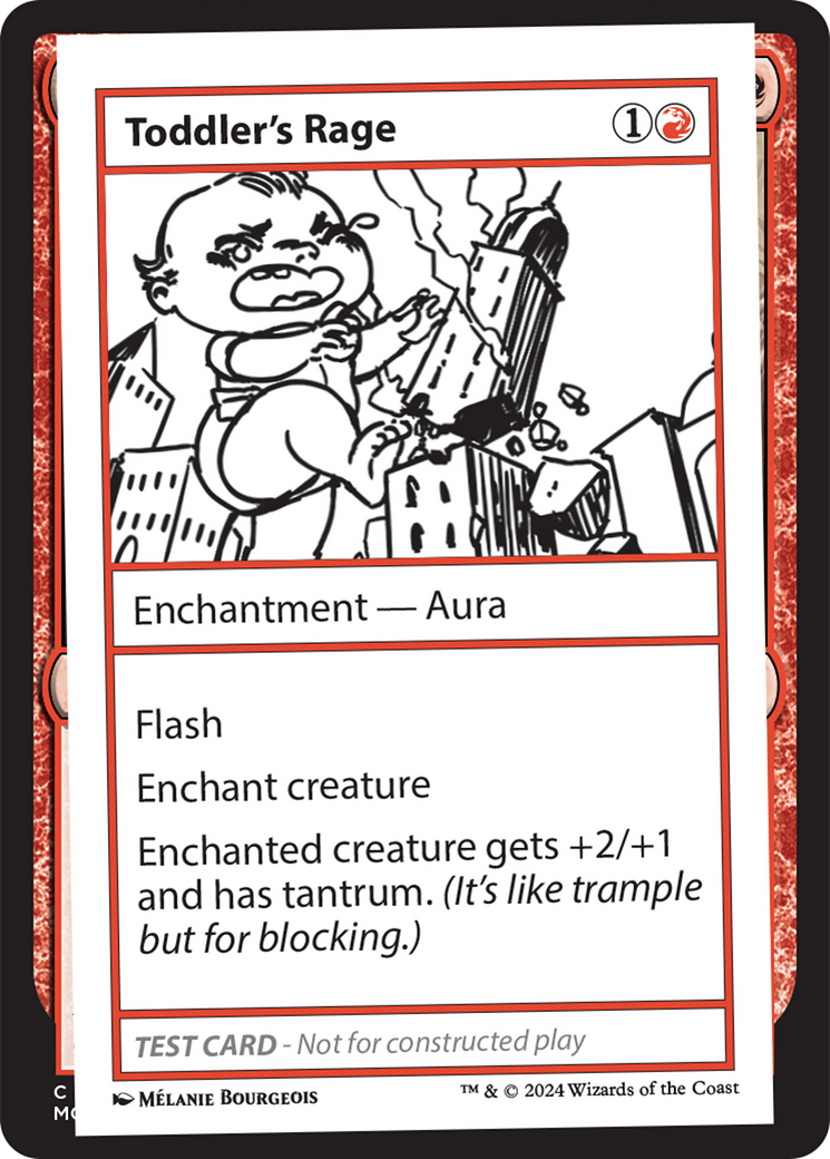 Toddler's Rage [Mystery Booster 2 Playtest Cards] | Exor Games Dartmouth