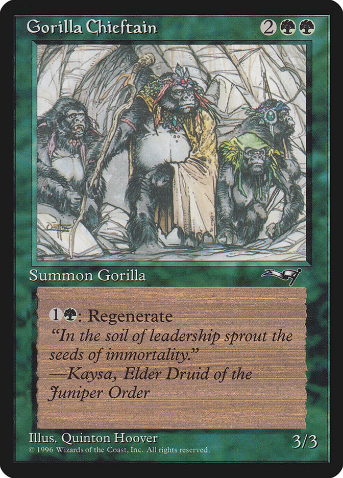 Gorilla Chieftain (Four Gorilla Art) [Alliances] | Exor Games Dartmouth