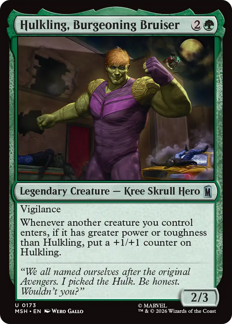 Hulkling, Burgeoning Bruiser [Marvel Super Heroes] | Exor Games Dartmouth