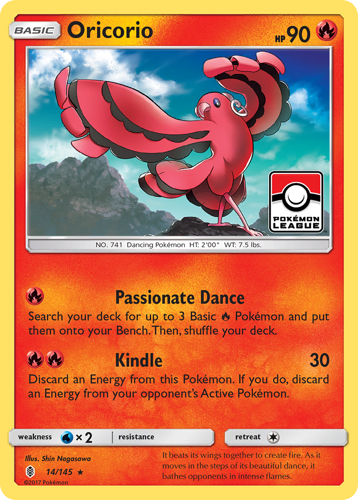 Oricorio (14/145) [Sun & Moon: Guardians Rising] | Exor Games Dartmouth