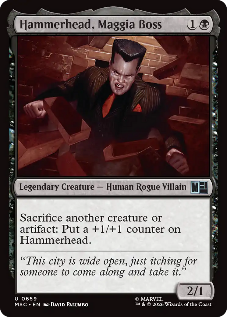 Hammerhead, Maggia Boss [Marvel Super Heroes Commander] | Exor Games Dartmouth