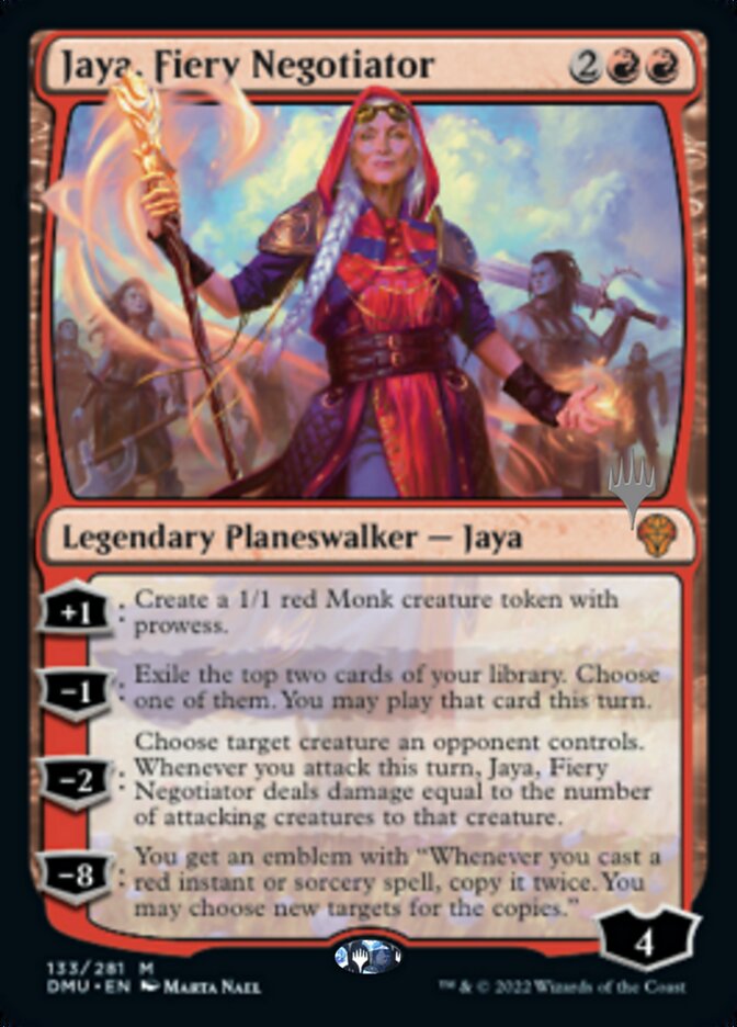 Jaya, Fiery Negotiator (Promo Pack) [Dominaria United Promos] | Exor Games Dartmouth