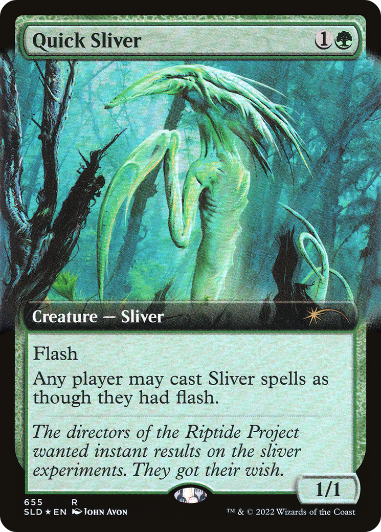 Quick Sliver (Extended Art) [Secret Lair Drop Promos] | Exor Games Dartmouth