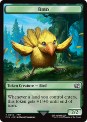 Hero (0007) // Bird (0016) Double-Sided Token [FINAL FANTASY Tokens] | Exor Games Dartmouth
