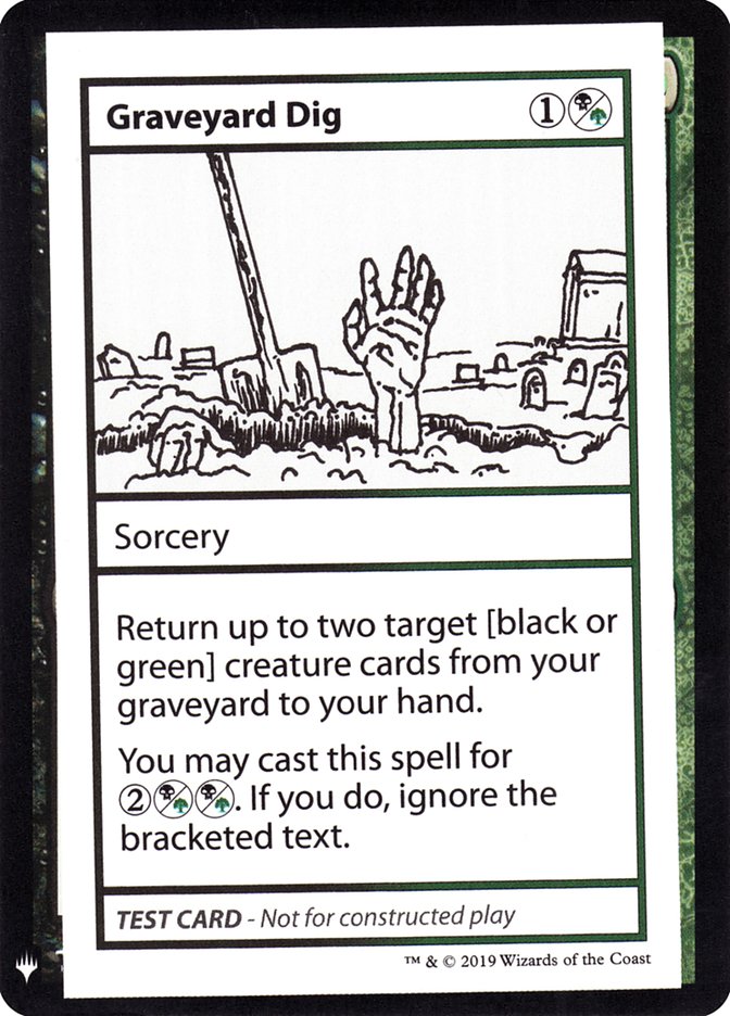 Graveyard Dig [Mystery Booster Playtest Cards] | Exor Games Dartmouth