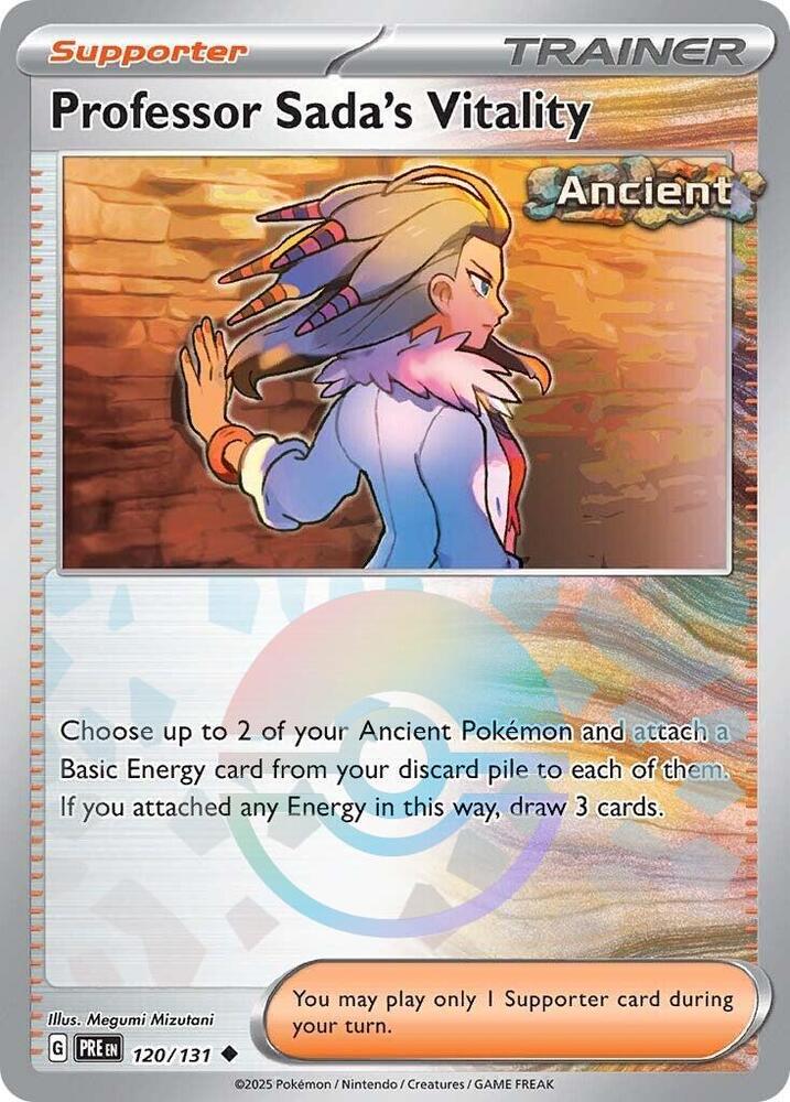 Professor Sada's Vitality (120/131) (Poke Ball Pattern) [Scarlet & Violet: Prismatic Evolutions] | Exor Games Dartmouth