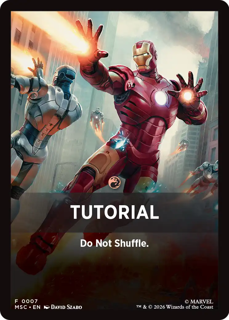 Tutorial Theme Card (0007) [Marvel Super Heroes Commander] | Exor Games Dartmouth