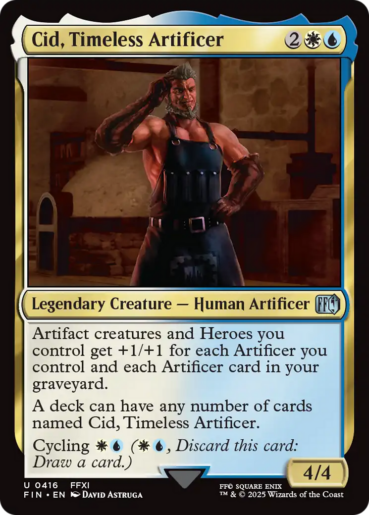 Cid, Timeless Artificer (0416) [FINAL FANTASY] | Exor Games Dartmouth