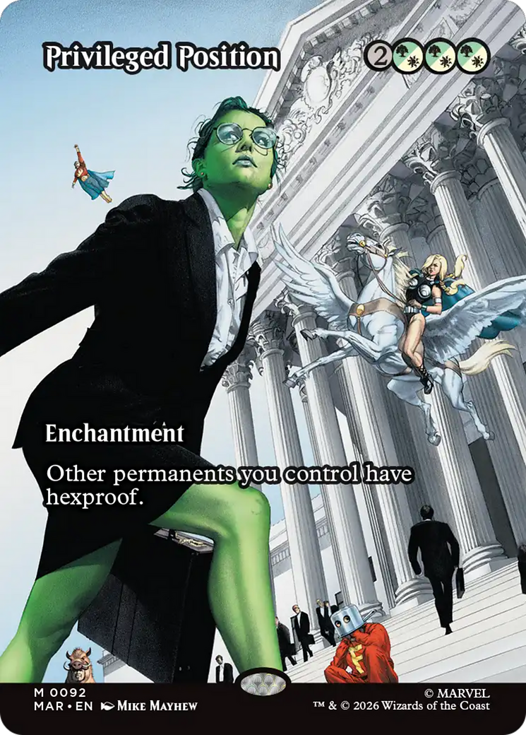 Privileged Position (Borderless) [Marvel Universe: Eternal-Legal] | Exor Games Dartmouth