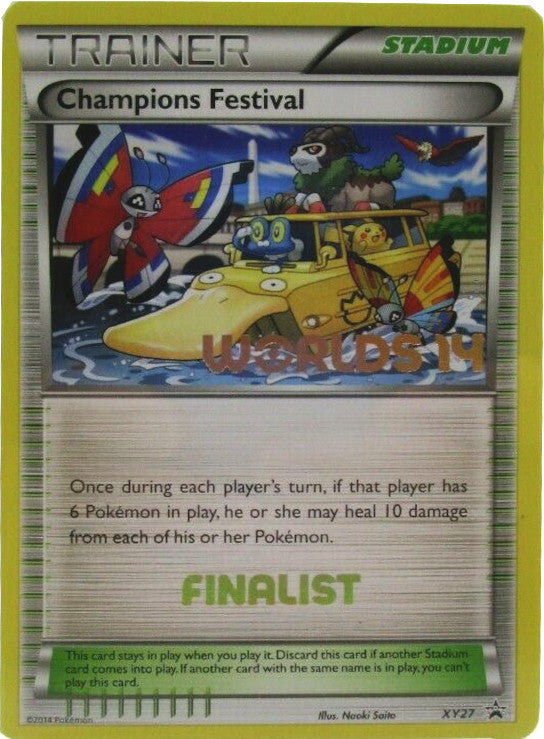 Champions Festival (XY27) (2014 Finalist) [XY: Black Star Promos] | Exor Games Dartmouth