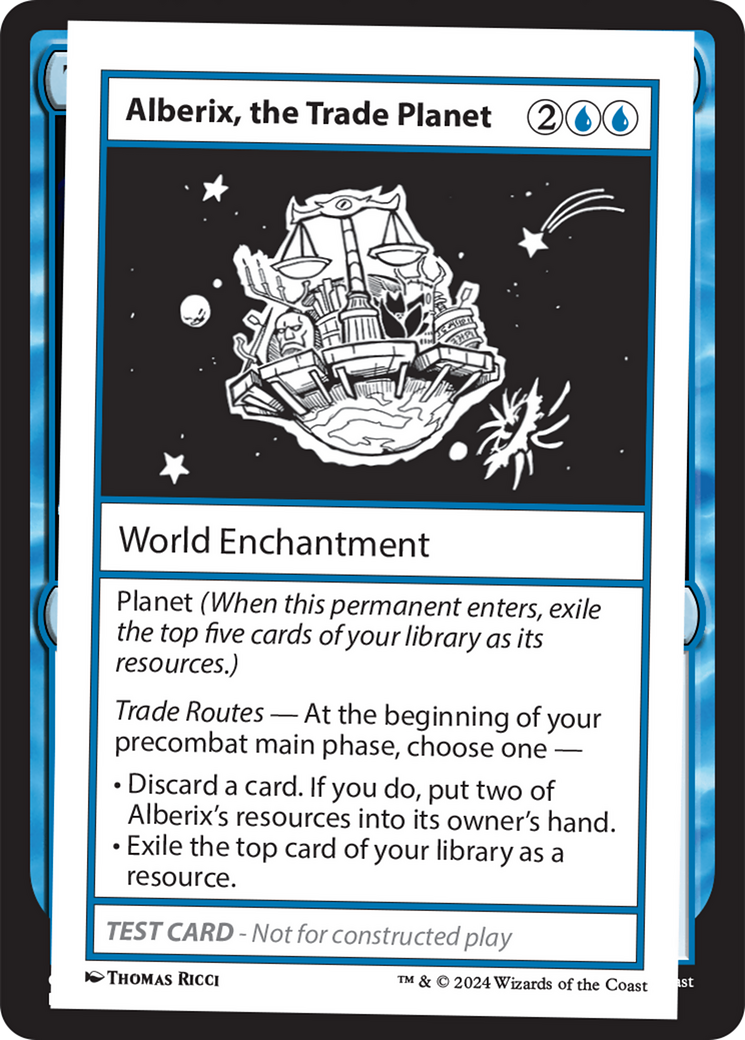 Alberix, the Trade Planet [Mystery Booster 2 Playtest Cards] | Exor Games Dartmouth