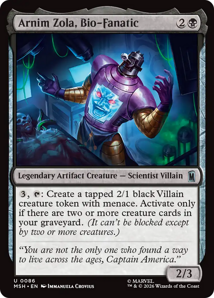 Arnim Zola, Bio-Fanatic [Marvel Super Heroes] | Exor Games Dartmouth
